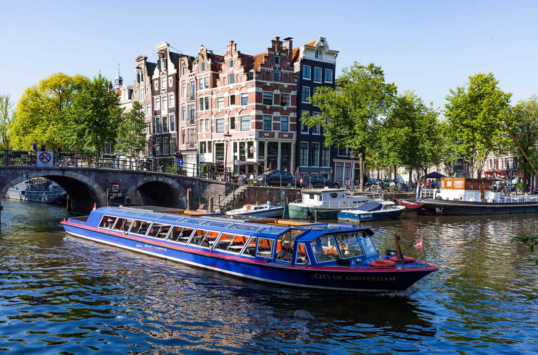 Canal cruise in Amsterdam
